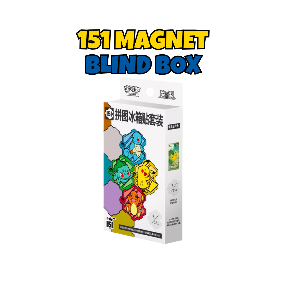 Collect 151 Refrigerator Magnet Blind Box – NoRelax Shop Collect 151 Refrigerator Magnet Blind Box – NoRelax Shop