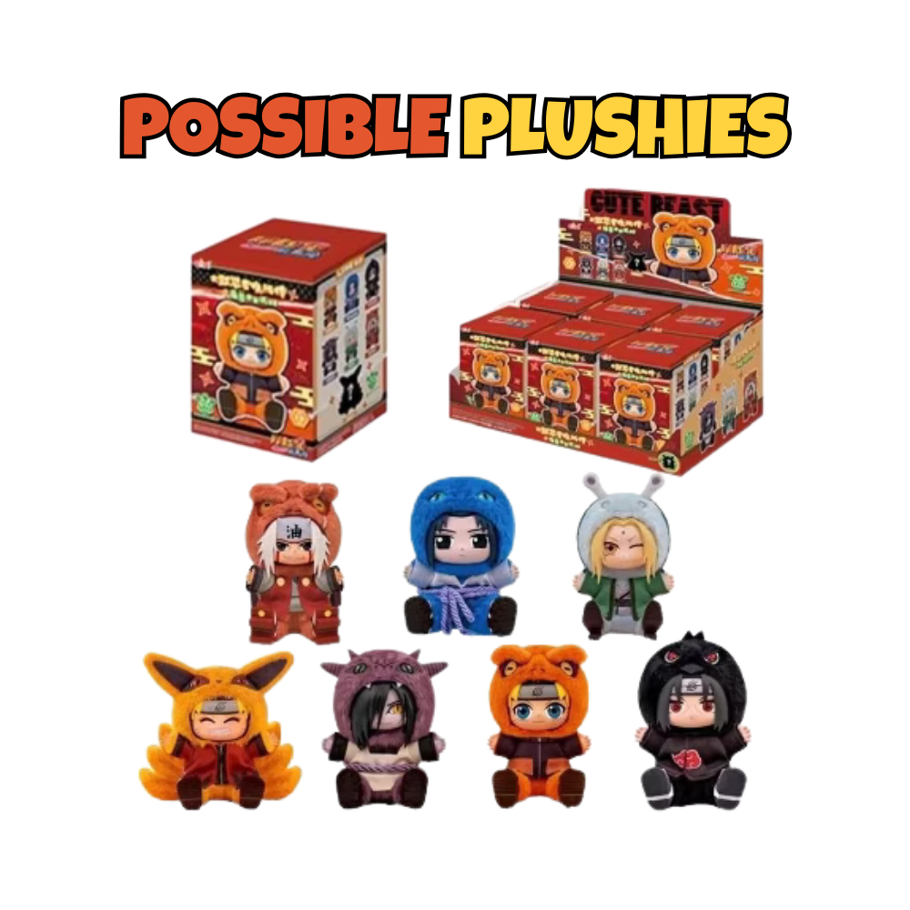Naruto V2 Plush Blind Box
