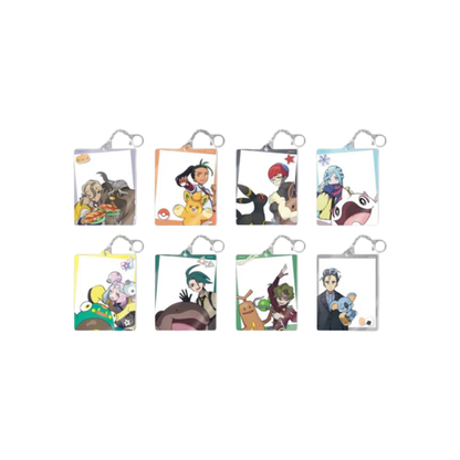 Paldea Trainer Photo Card Key Chain Blind Box