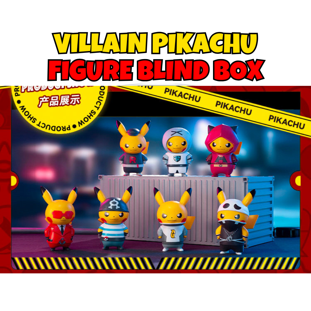 Villain Pikachu Figure Box (Random)